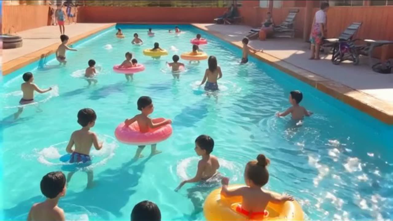 Naughty Ali at waterpark