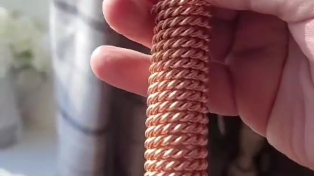 Experience amplified healing energy with the Copper Tensor Healing Wand