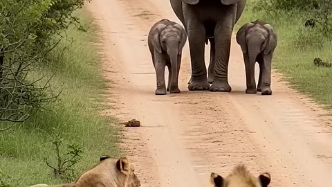 15 July 2025 group of tigers vs groups of elephant #viral #video
