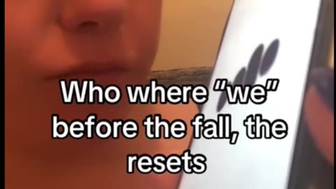 Who were “we” before the fall, the resets, the system, the matrix?