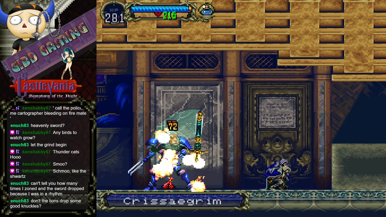 Castlevania Symphony of the Night - Christ on a Crissaegrim