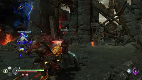 Battle57 A battle at muspelheim God of War Ragnarök