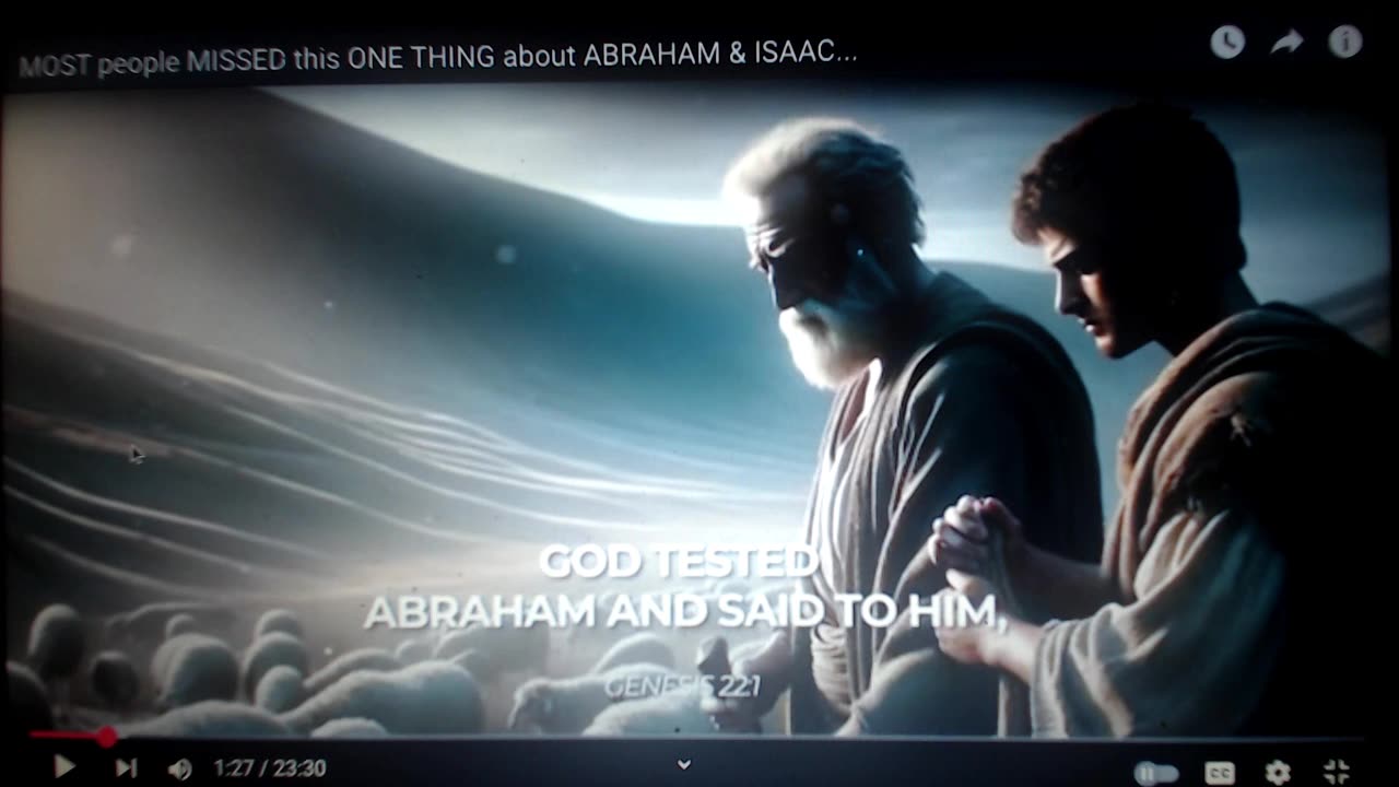 PASTAFARIAN SERMON story of Abraham and Isaac (5B)