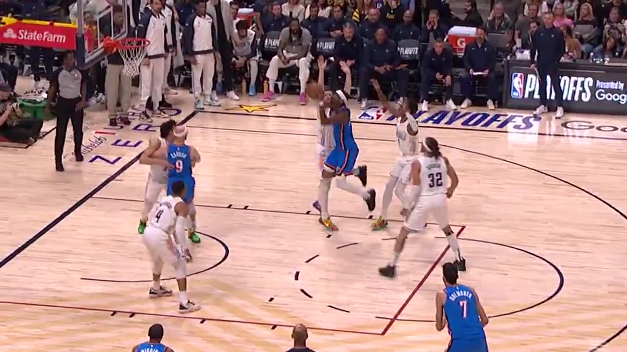 NBA - SGA hangs and goes lefty off the glass 😮‍💨