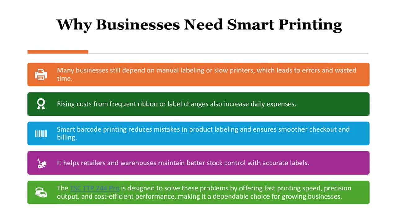 TSC TTP 244: Dependable Printing Solution for Growing Businesses