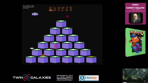 Atari 2600 EMU - rubyQ - Game 1P/CL/NL/NOHC X/X - 8 Pyramid Challenge - 22,350