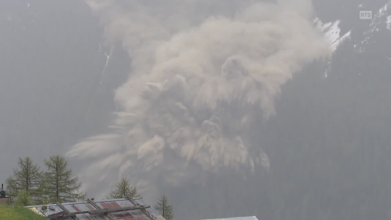 Blatten - Gletscherabbruch im Schweizer Lötschental