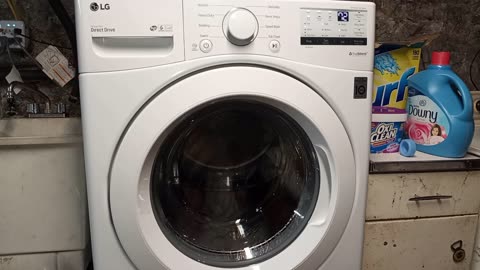 Normal Cycle, Default Setting - LG Front Load Washer Model# WD100C-Date: 11/12/2020