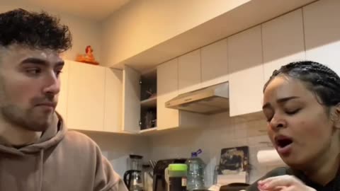 Girlfriend Retaliates After Interrupted Yawn