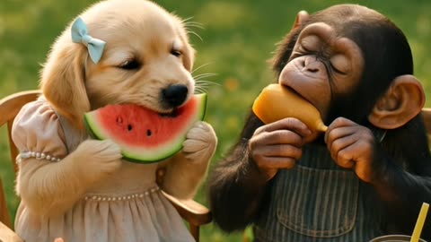 it's dog's lunch time