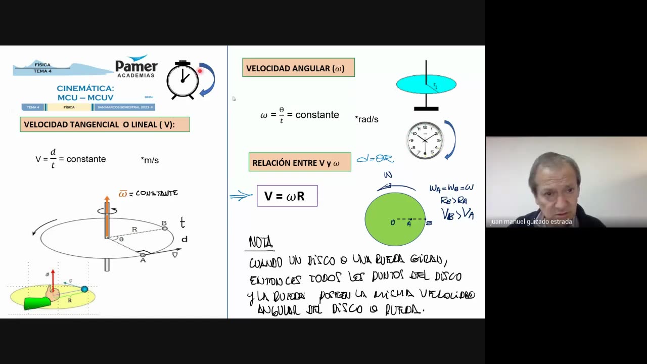 PAMER SEMESTRAL 2023 | Semana 04 | Física: MCU MCUV