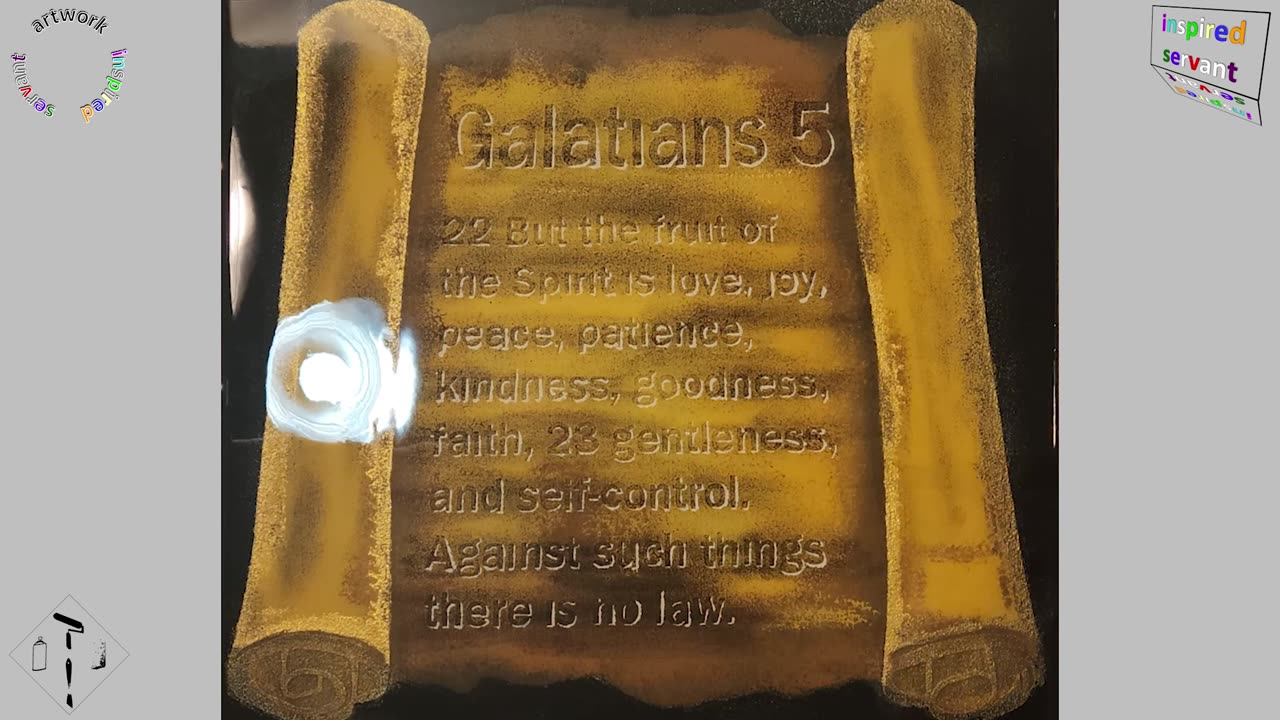 "GALATIANS 5:22-23," Enjoy the Artist's Step by Step Process