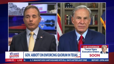 ⚡Texas Gov. Greg Abbott on enforcing the quorum