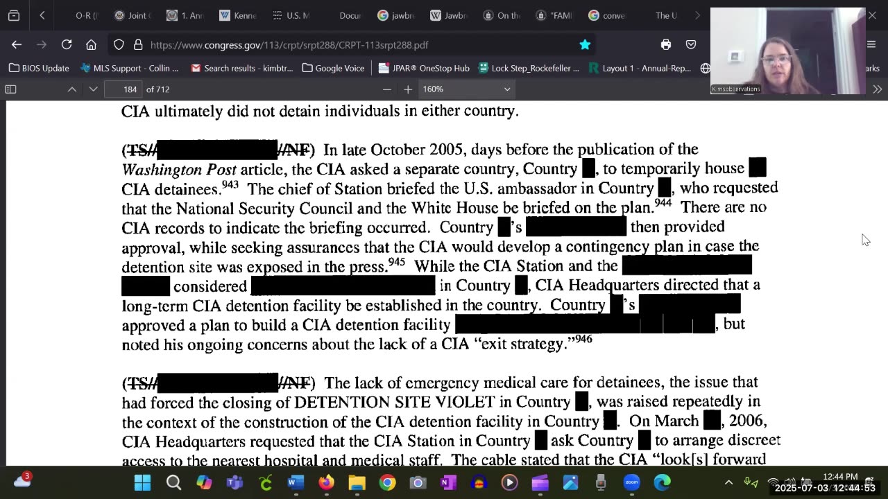 V 21 Senate Torture Report