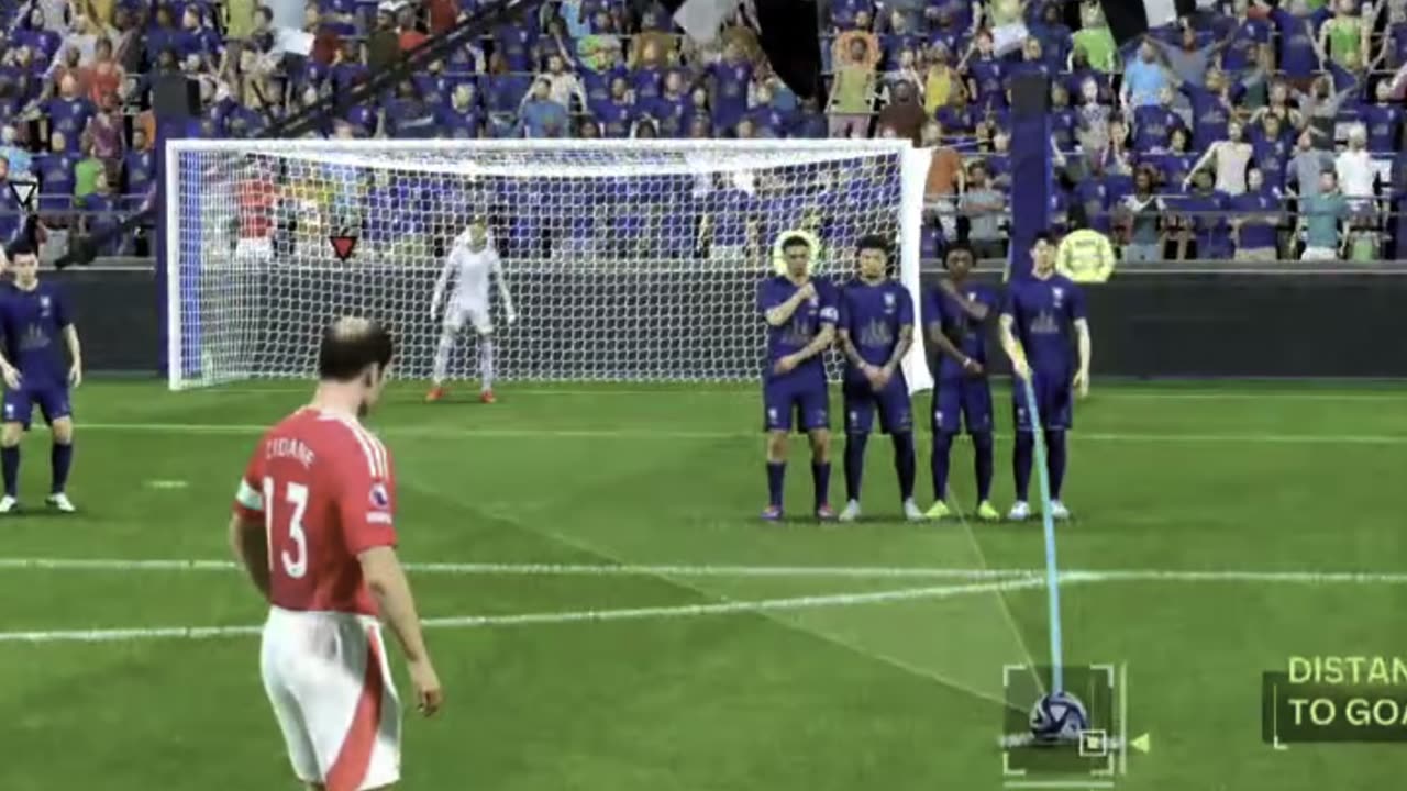 Zidane's Mastery: A Technical Free-Kick Marvel