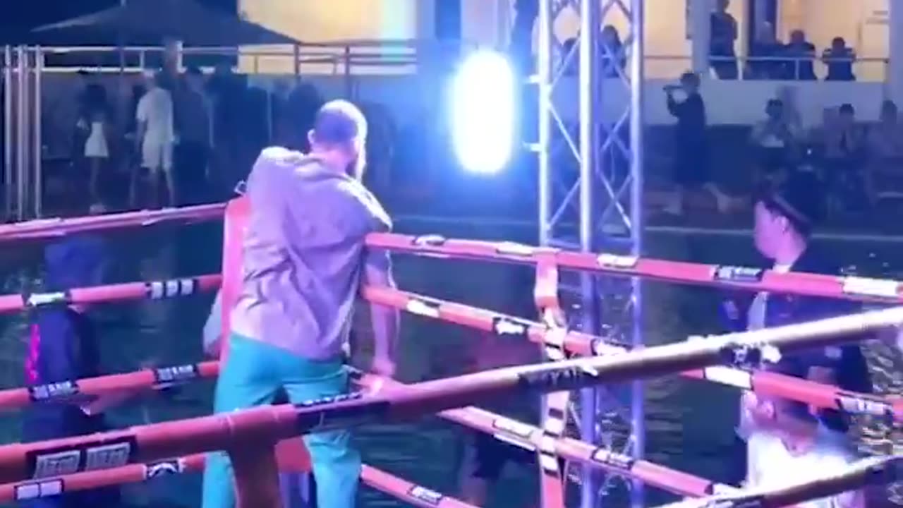 Russian MMA fighter Ivan Parshikov was electrocuted during his victory celebration