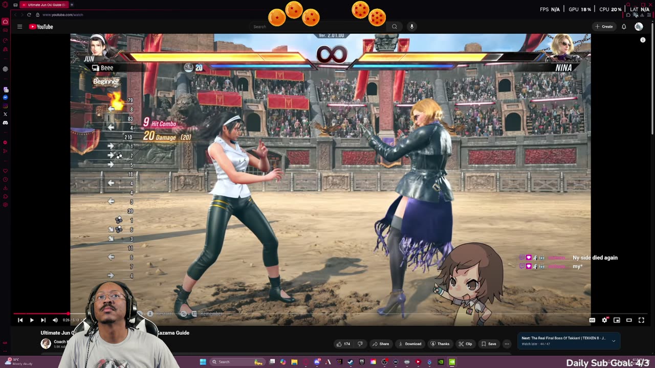 Last week of taking a break from fighting games. (More editing then hopefully some gaming)