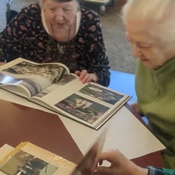 Sometimes giving a resident with dementia something simple such as a book