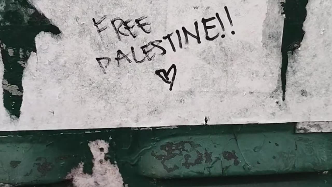 New Yorkers: "FREE PALESTINE!!❤️"
