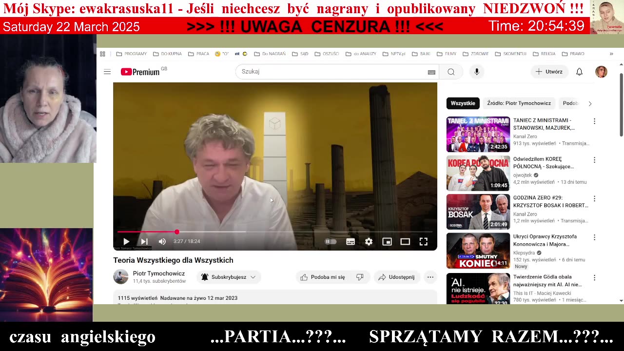 5030 - Delikatna manipulacja Piotra Tymochowicza odnośnie jego wieku 👮♀️ 22.03.2025