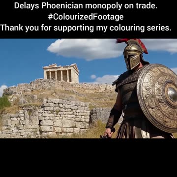 Phoenicians vs Greeks 860 BC Trade Wars Begin #AncientNavalWarfare