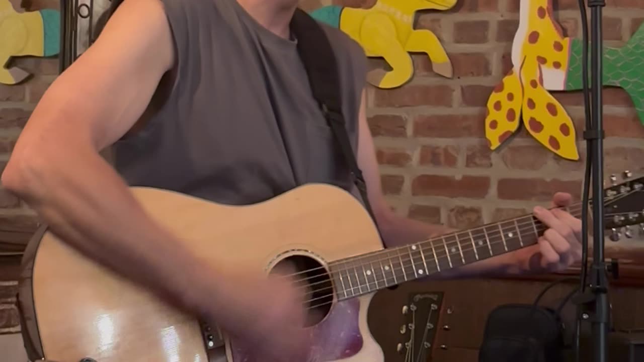 If I Needed Someone - Beatles Cover - Open Mic - Red Pipes Cafe - Forest Hills, NY