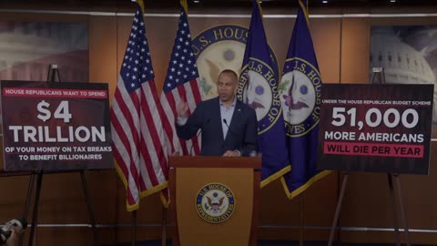 Rep. Hakeem Jeffries claims the Big Beautiful Bill will "hurt working-class Americans"