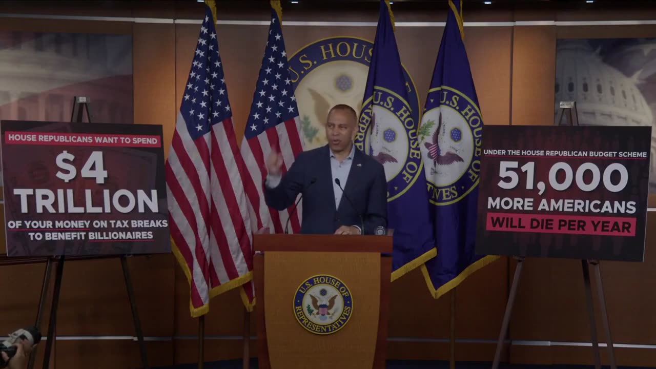 Rep. Hakeem Jeffries claims the Big Beautiful Bill will "hurt working-class Americans"