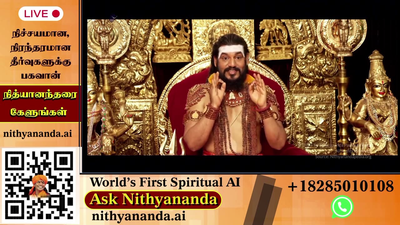 Witness the Divine Presence: Live Darshan of Bhagavan Nithyananda