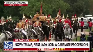 Royal Family Gives President Trump Unprecedented Welcome (VIDEO)