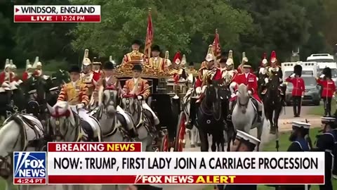 Royal Family Gives President Trump Unprecedented Welcome (VIDEO)