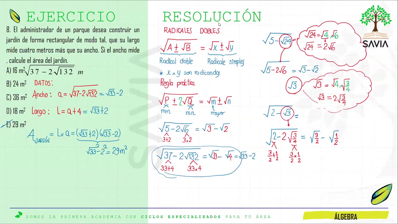 SAVIA REGULAR 2025 | Semana 04 | Álgebra