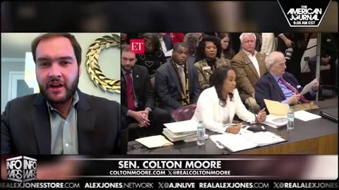 GA State Senator Colton Moore recounts the moment that Fani Willis threw a fit upon seeing him present at her tumultuous hearing