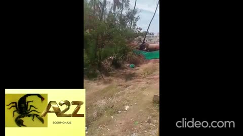 a view of the scene after the de-railment of the goods train near Chennai #thiruvallur #chennai