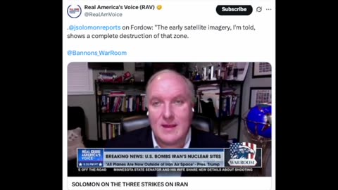 Bannon And Solomon Discusses President Trump Decisive Response To Iranian Nuclear Threat