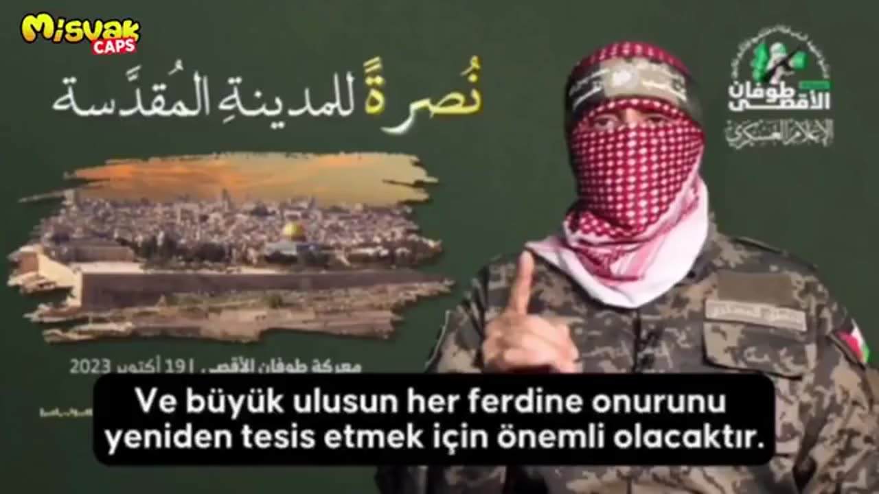 ABU UBAIDA MSG TO MUSLIM UMMAH