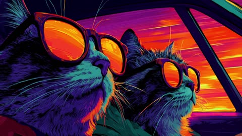 Electric Mirage - Synthwave Illusions from Low Bit Kitty