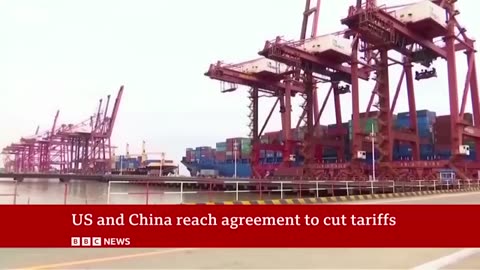 US and China reach agreement to cut tariffs BBC News