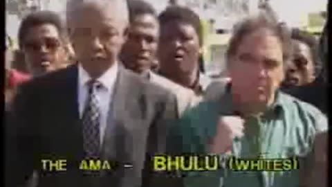 Nelson Mandela Singing k*** the Whites