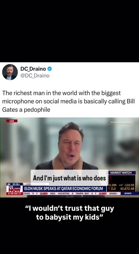 Elon Musk setting the record straight on Bill Gates