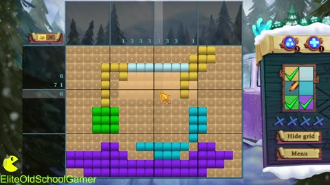 Adventure Mosaics Winter Holiday - Review and Walk-through - Level 41 - October 2025