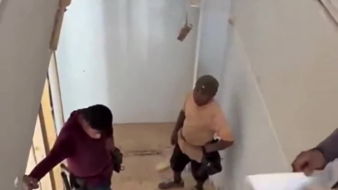 Migrants built the staircase facing the wrong way 🤦‍♂️