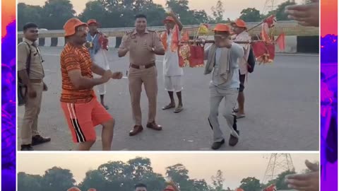 UP Inspector Dances With Kanwariyas, Police Win Hearts With Service