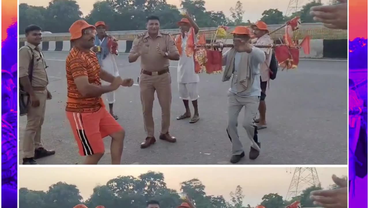 UP Inspector Dances With Kanwariyas, Police Win Hearts With Service