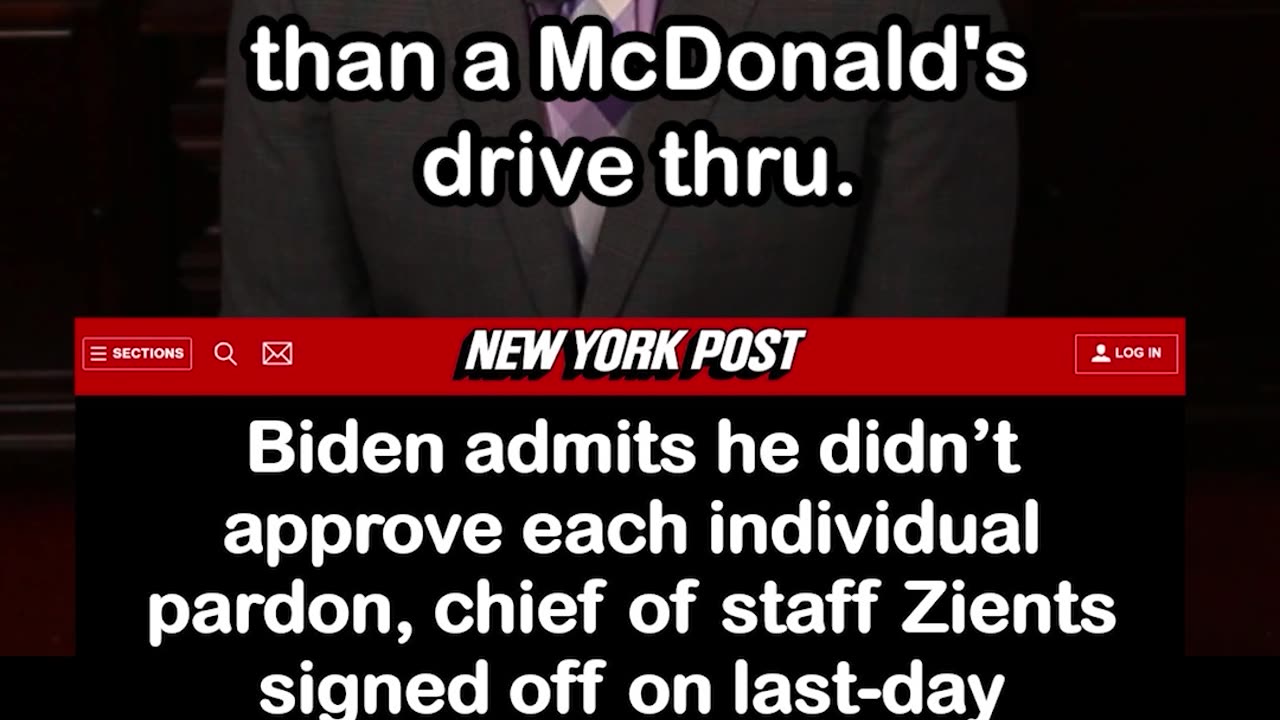 Biden Admits He Didn’t Approve Each Individual Pardon
