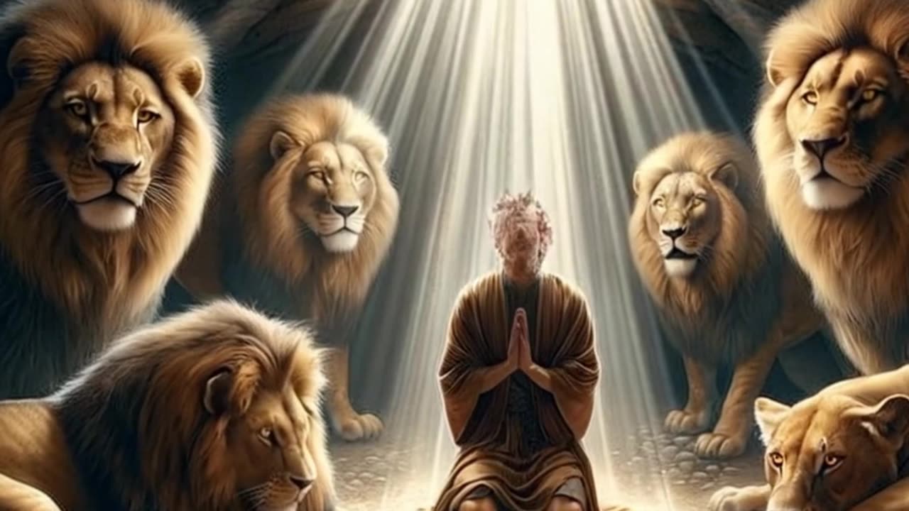 Daniel and the Lions Den