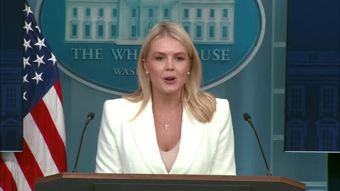 Press Secretary Karoline Leavitt Briefs Members of the Media