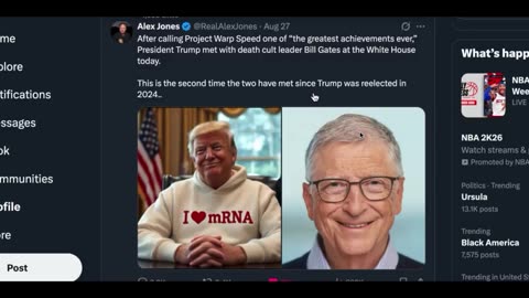 Trump and Bill Gates are Buddies and Tranny Church!