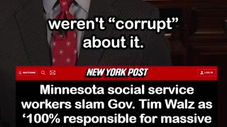 DHS Workers Say Walz Is ‘100% Responsible’ for Minnesota’s $1B Fraud Scandal
