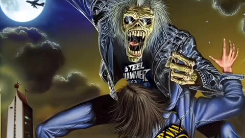 Iron Maiden No Prayer For The Dying ( Animated ) 🇬🇧